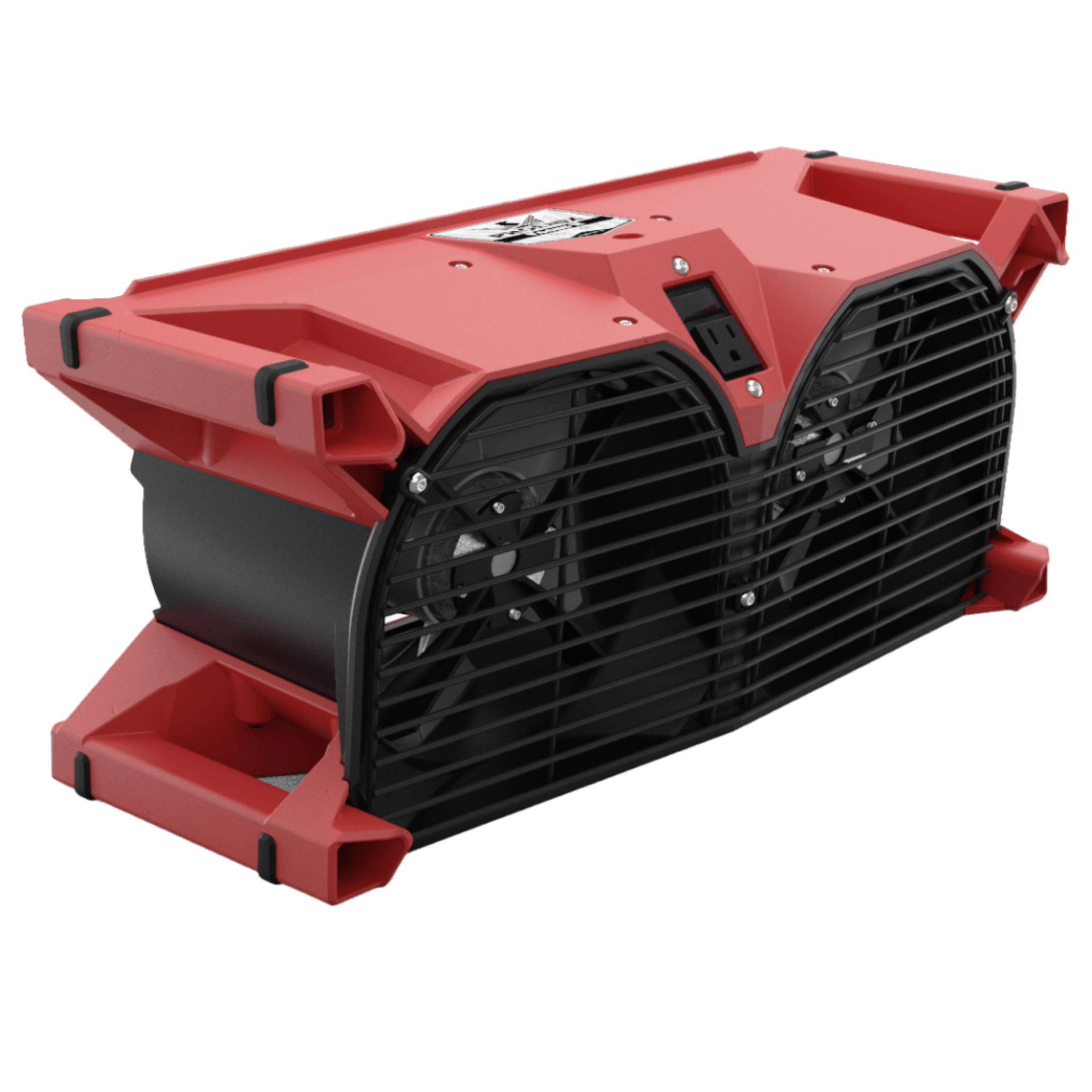 Phoenix FOCUS II Dual Axial Air Mover equipment Red