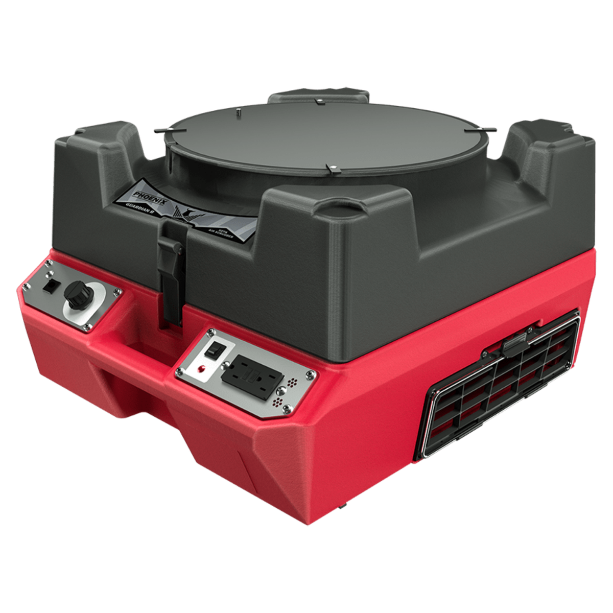 Phoenix, Guardian R HEPA 500 Air Scrubber, Red equipment