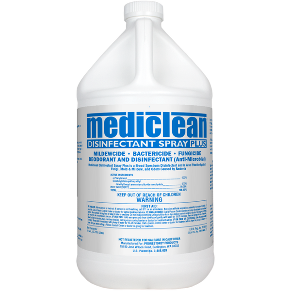 ProRestore Mediclean Disinfectant Spray Case of 4 Gal Payless Janitorial