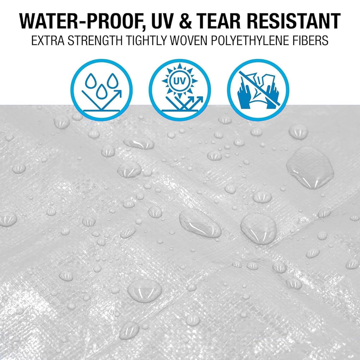 10 MIL Heavy Duty Multi-Purpose Tarp Dry gear supplies 20 x 30,30 x 50,30 x 60,40 x 60