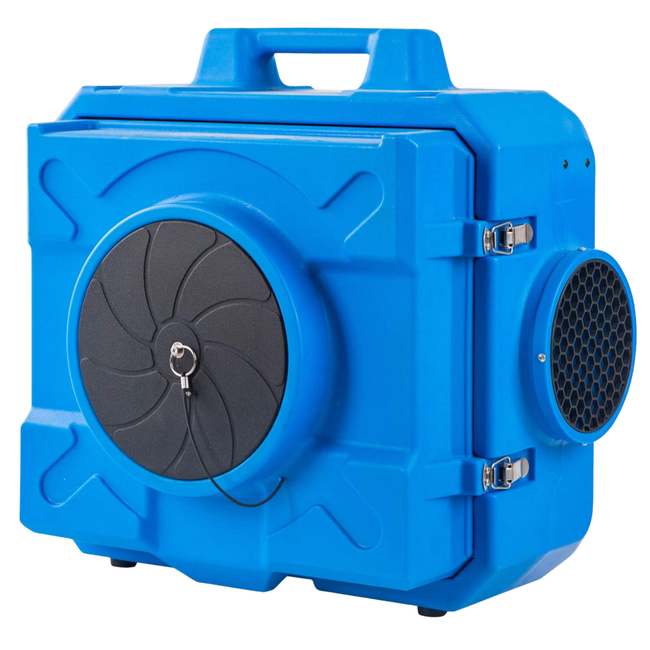 Dry-Gear XL500 Air Scrubber. HEPA 500 Efficient Air Filtration for Indoor Quality Blue,Green