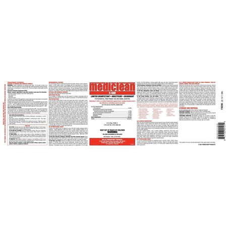 Mediclean, X-590 Institutional (1 gal) Misc 1 gal,4 gal
