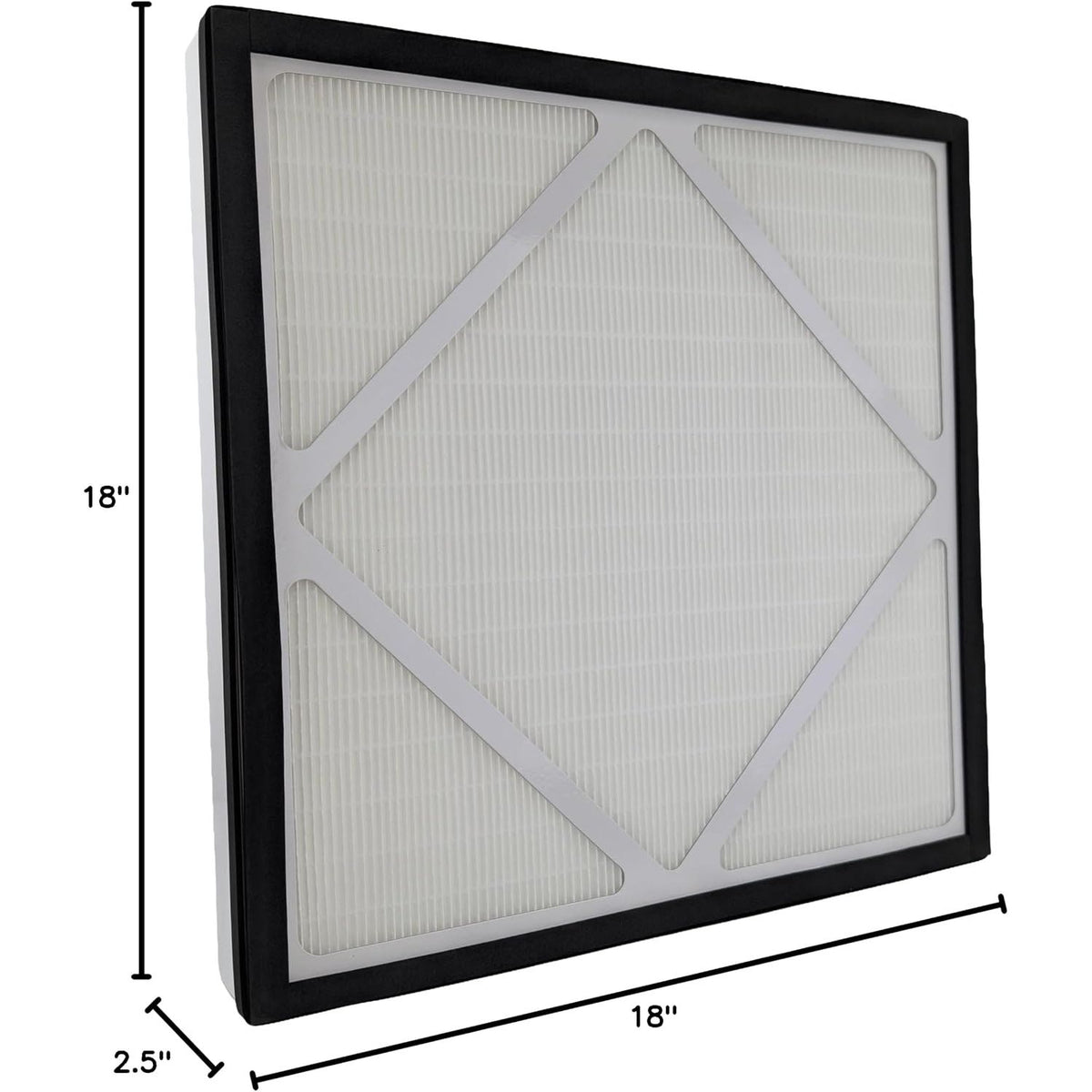 18x18x2.5 HEPA air Scrubber filter, Premium Compatible/Replacement Filter for Phoenix Guardian R, HEPA 500 Air Scrubbers, 18" x 18" x 2.5" (Pack of 4) Filter