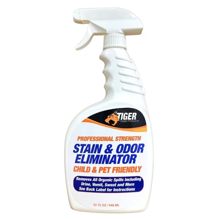 Products Pet Stain and Odor Remover - Enzyme Cleaner for Home & Professional Use, Stain Dissolver for Carpet, Upholstery, & More - Dog & Cat Urine, Feces, Vomit Eliminator, 32 Ounce Spray