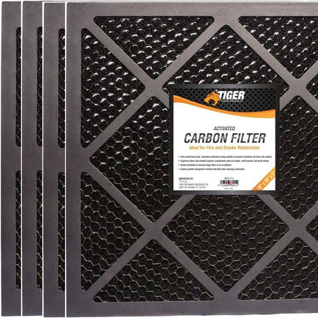 HEPA 500 Activated Filter – Replacement Air Purifier Filter for Air Scrubbers – Compatible with HEPA Air Purifiers & Home Air Filters 18x18x1 (Pack of 4) Filter