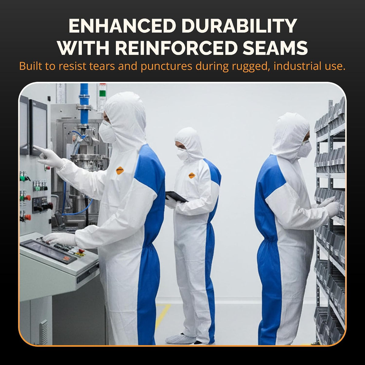 Breathable Coverall, Ultimate Comfort & Protection (25ct) Coverall L,2XL,XL,3XL,4XL