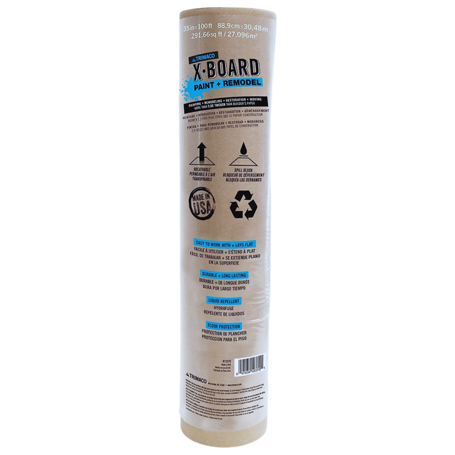 Trimaco X-Board Surface Protector, 35" x 100 ft. (1 roll) Misc