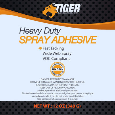 Fast-Tacking Heavy Duty Spray Adhesive 12 oz. (1 ct) Misc Unit,Case of 12