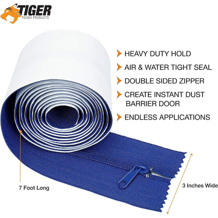 Tiger Tough Containment Zippers - Blue (2-Pack) Supplies