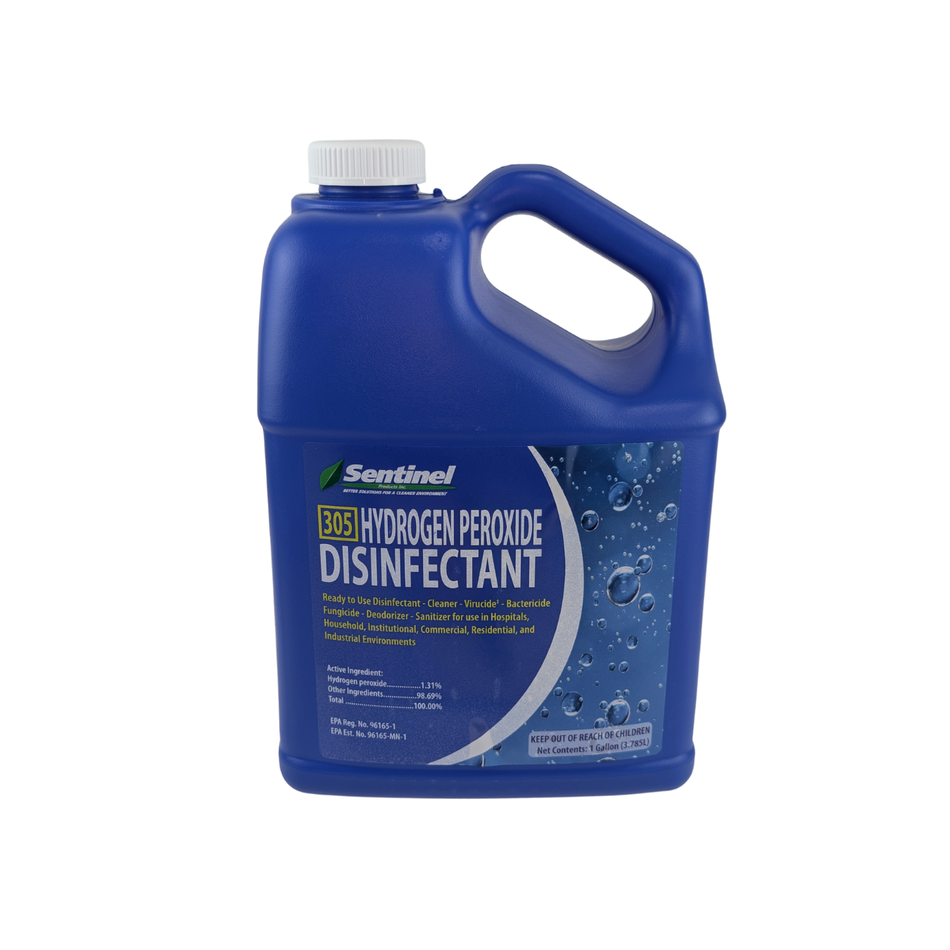 Sentinel 305 Hydrogen Peroxide Disinfectant chemical 1 Gallon