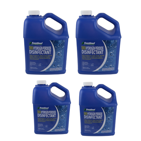 Sentinel 305 Hydrogen Peroxide Disinfectant chemical 4 x1  Gallon Case