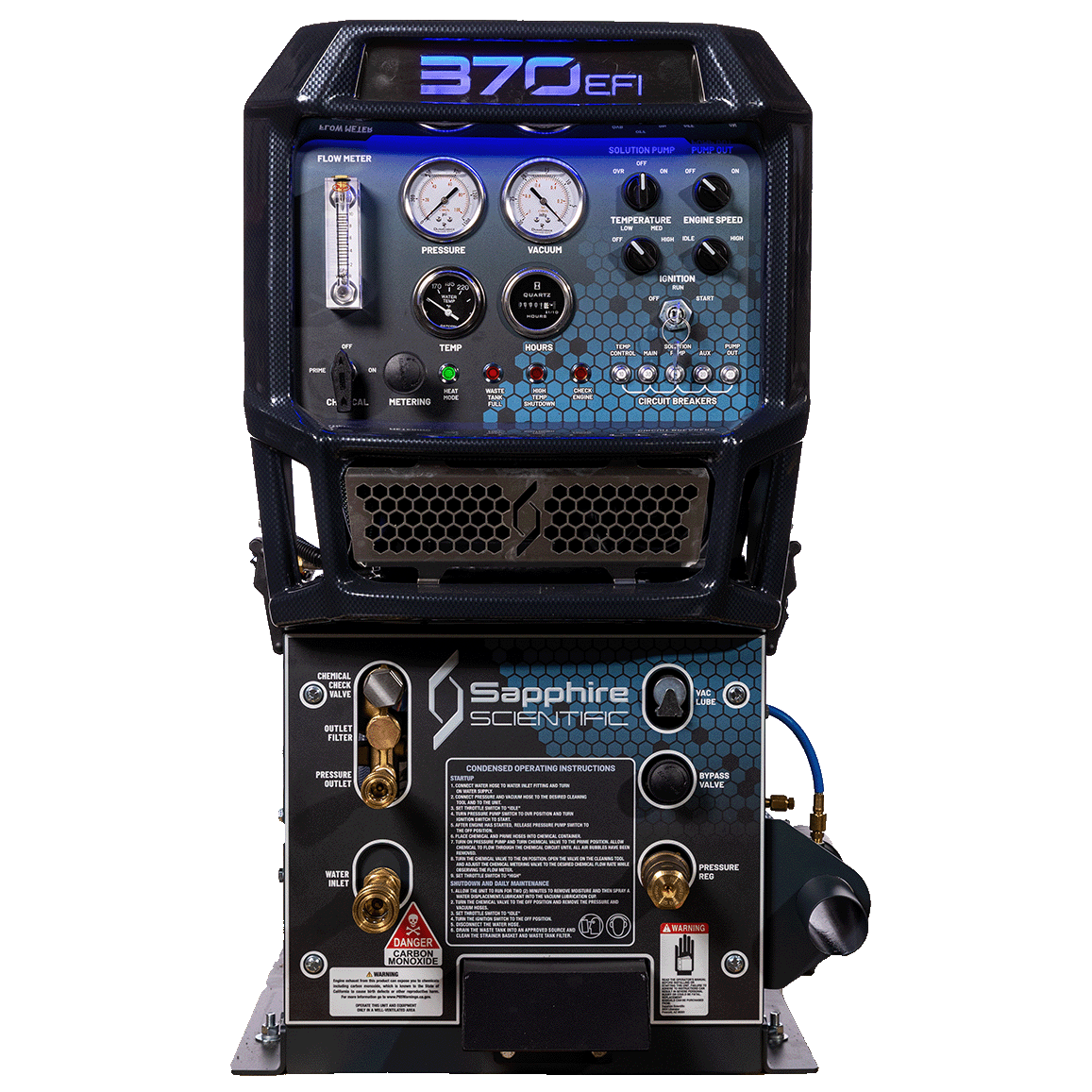 Sapphire Scientific 370 EFI Truck mount equipment