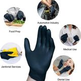 VGuard Nitrile Gloves, Power & Latex Free, Black (100ct) Misc LG,XL,LG-Case of 10,XL-Case of 10