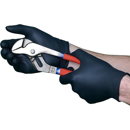 VGuard Nitrile Gloves, Power & Latex Free, Black (100ct) Misc LG,XL,LG-Case of 10,XL-Case of 10