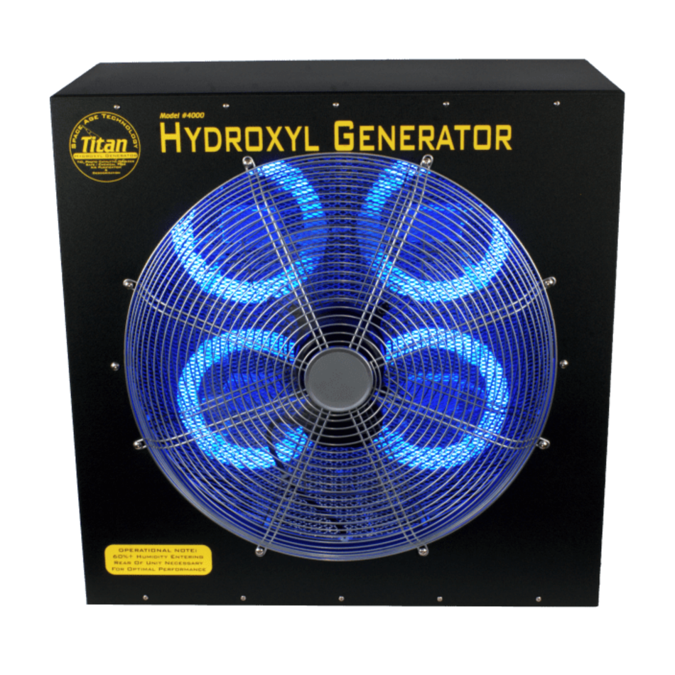 TITAN 4000 Hydroxyl Generator with Hydroxyl Maximizer UVA/TIO2, Remove Odors Kill Germs & Clean the Air Misc