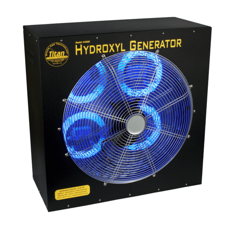 TITAN 4000 Hydroxyl Generator with Hydroxyl Maximizer UVA/TIO2, Remove Odors Kill Germs & Clean the Air Misc