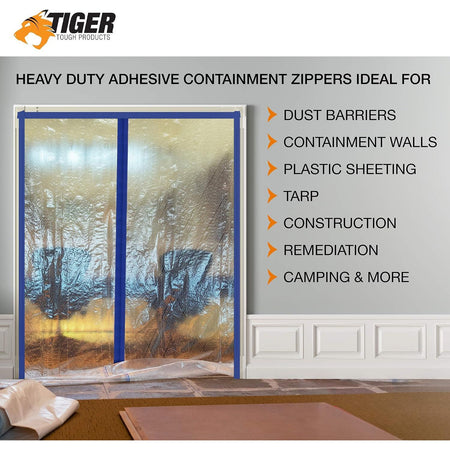 Tiger Tough Containment Zippers - Blue (2-Pack) Supplies