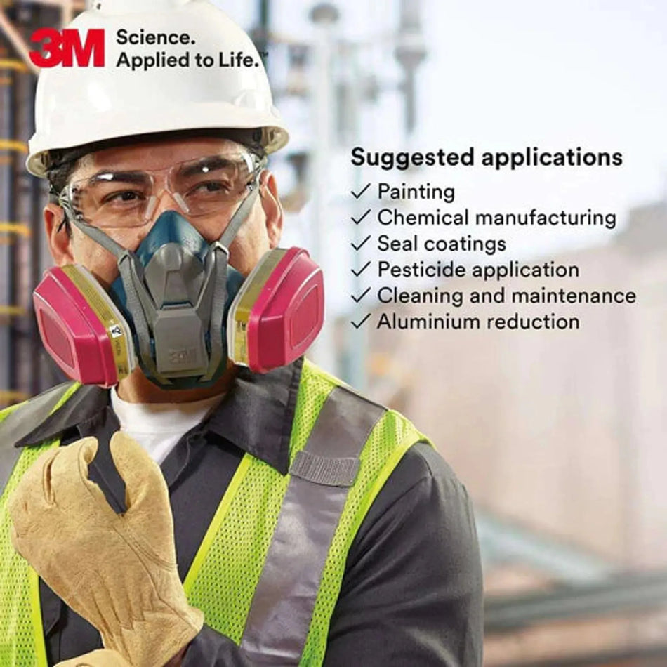 3M Organic Vapor Acid Gas Cartridge, 60923 P100 (Pk of 2) Misc