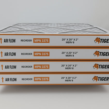 20 in. x 20 in. x 2 in. MERV 8 Pleated A/C Filter Filter 1,4,8