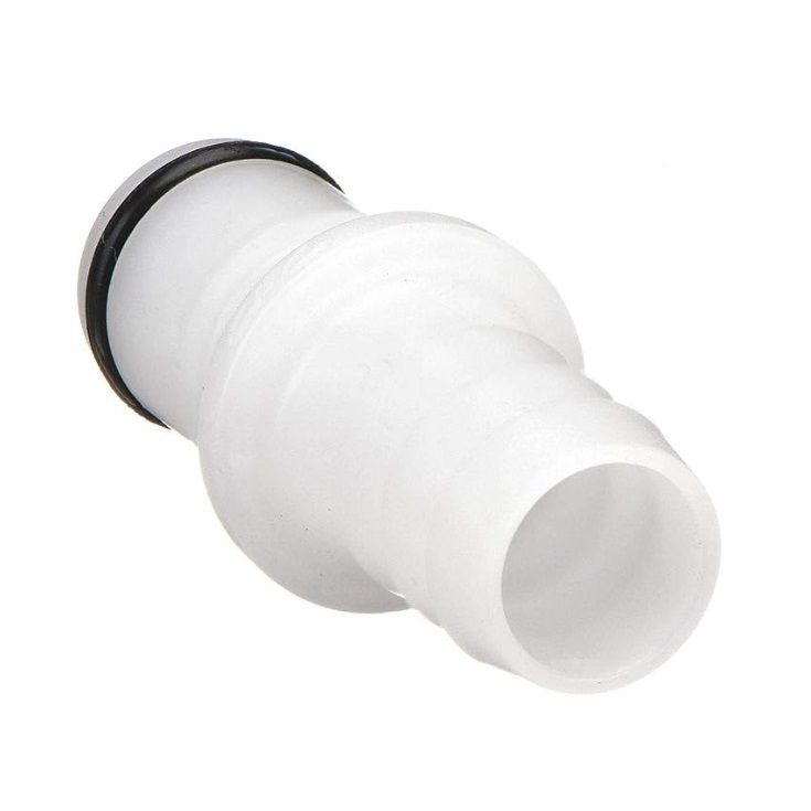 3/8" Quick Disconnect In-line Hose Barb APC Series Acetal Male Insert - Straight Thru APC22006