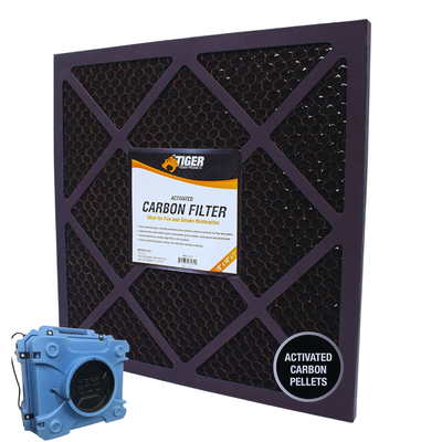 Activated Carbon Filter 16x16x1 in. Air Scrubbers Filter Ideal for Fire Restoration Misc Unit,4 Pack