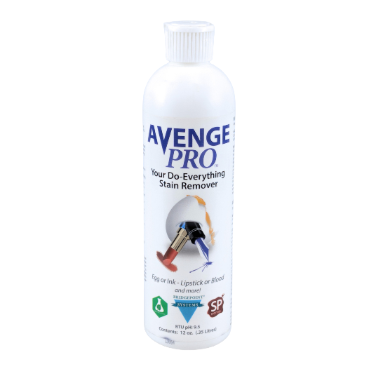 Avenge Pro Stain Remover BridgePoint Systems 12oz Bottle Chemical 12oz