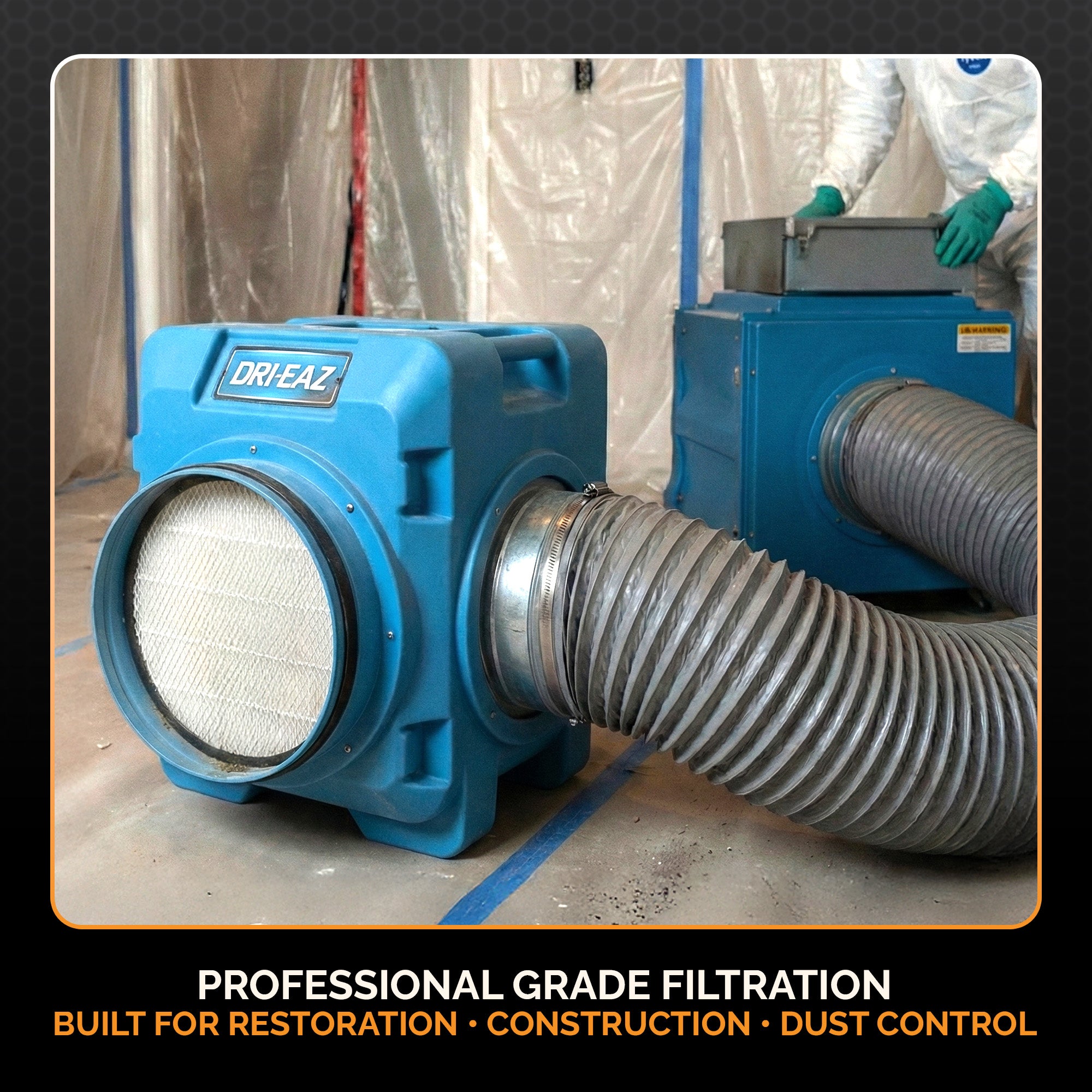 HEPA 500 Filter 16x19x2 in. For Dri-Eaz Air Scrubber F284 Misc Unit,4 Pack