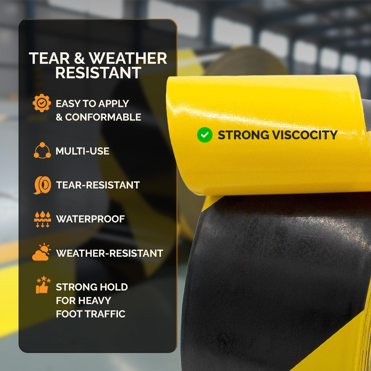 Tiger Tough Warning Tape - 2" x 36 Yards supplies