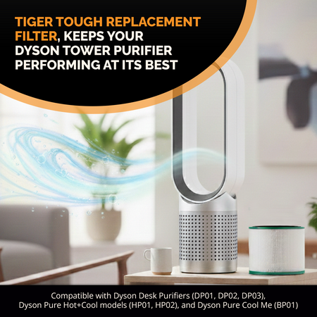 Tiger Tough HEPA Filter Compatible for Dyson Pure Hot+Cool Purifier Filter