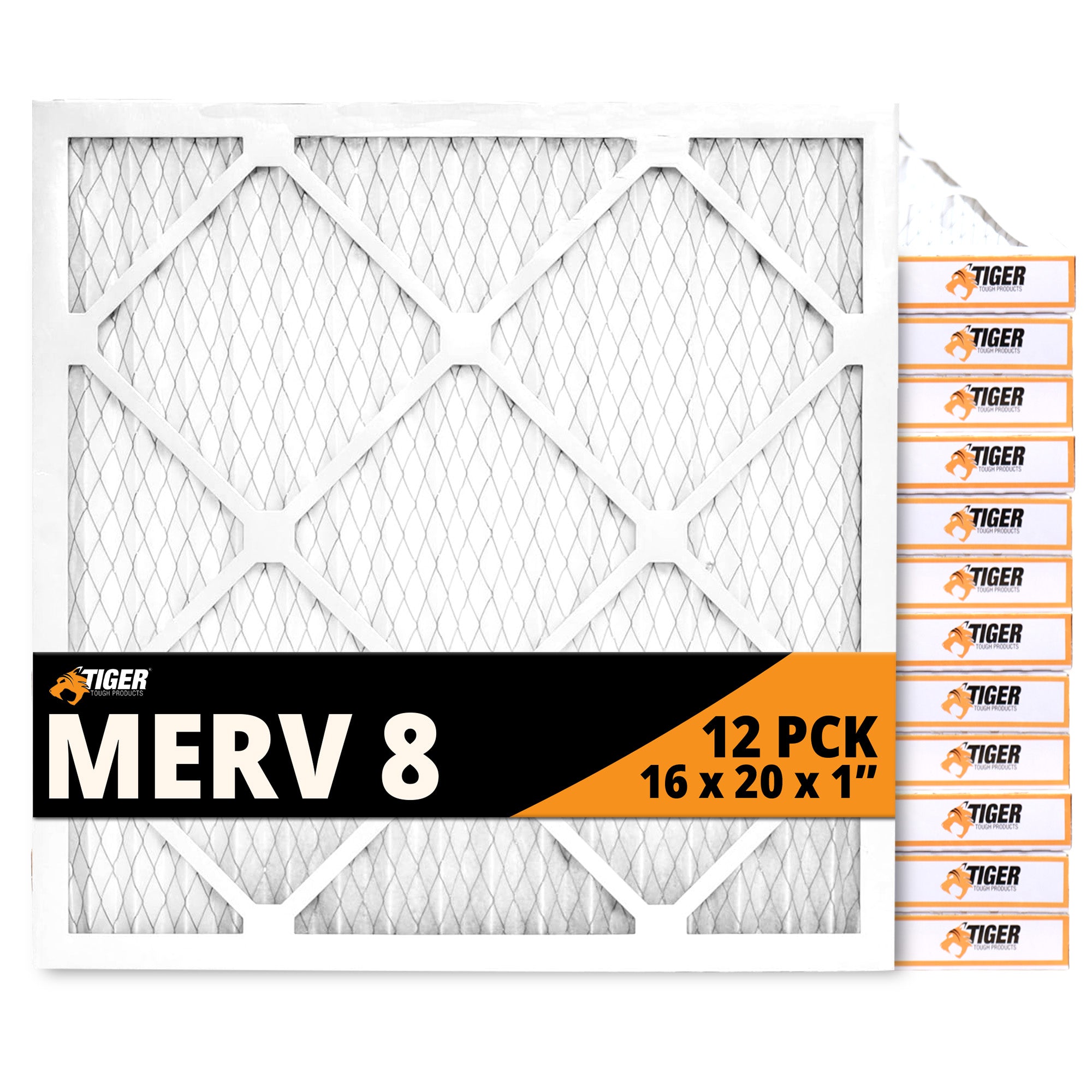 MERV 8 Pleated Filter 16x20x1 in. (12 Pack) Filter