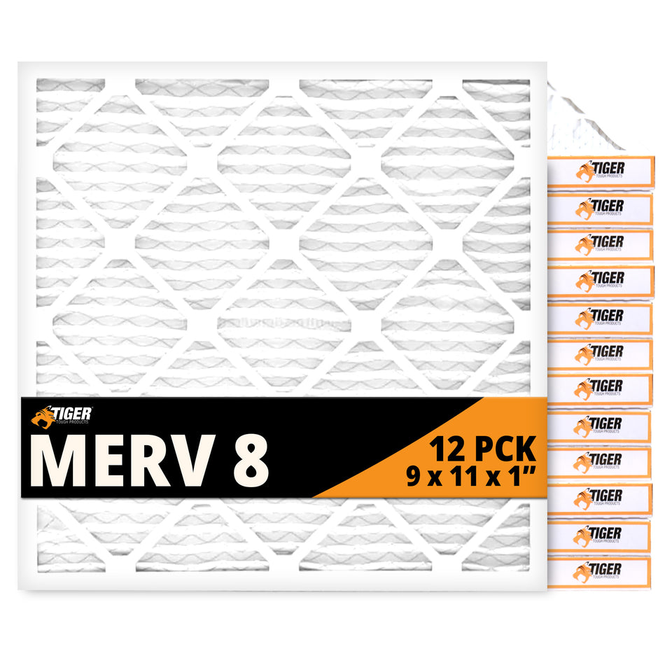 9 in. x 11 in. x 1 in. MERV 8 A/C Filter Standard Pleated Filter