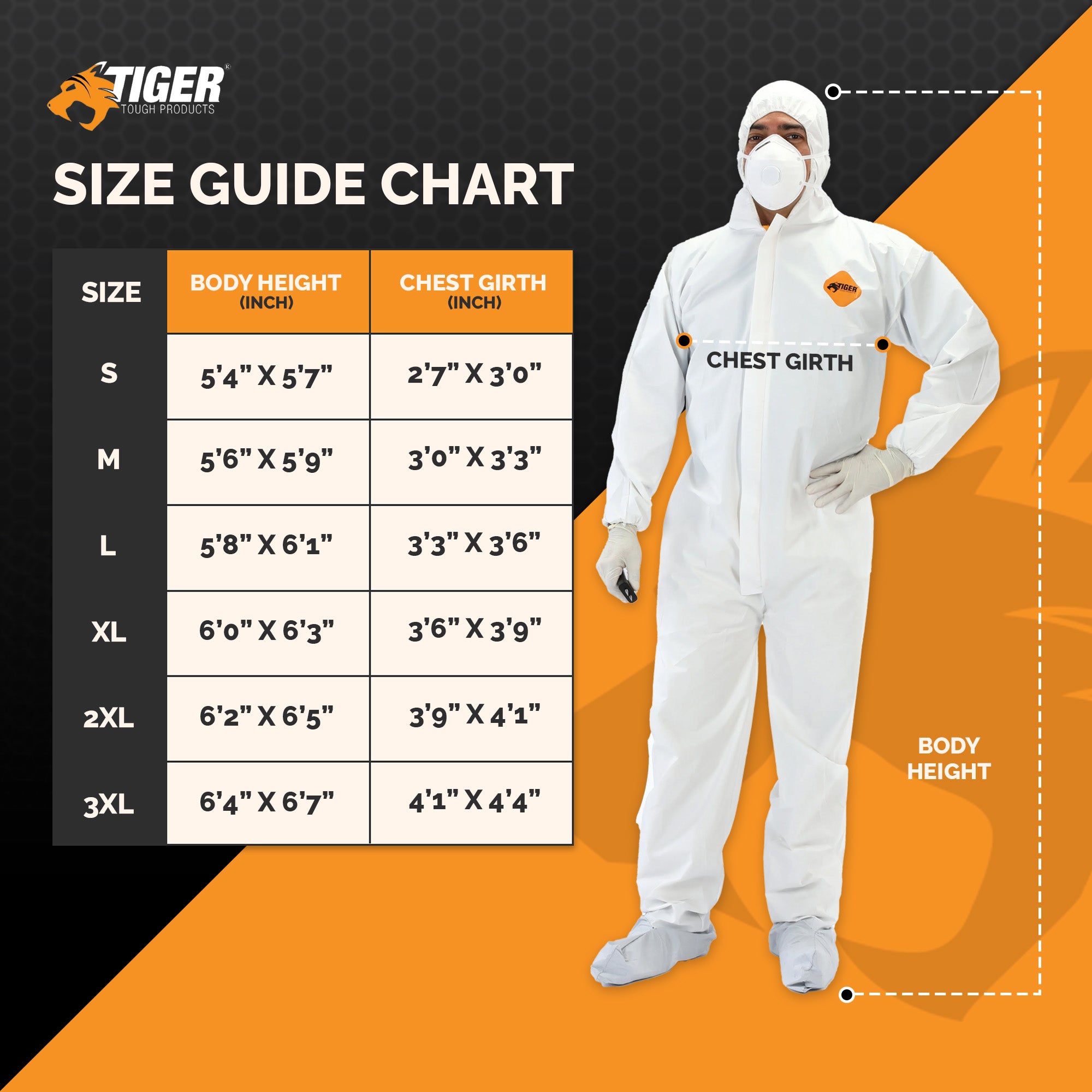 Heavy Duty All Purpose Coveralls. Engineered for Maximum Protection & Comfort (25ct) coverall L,XL,2XL,3XL,4XL