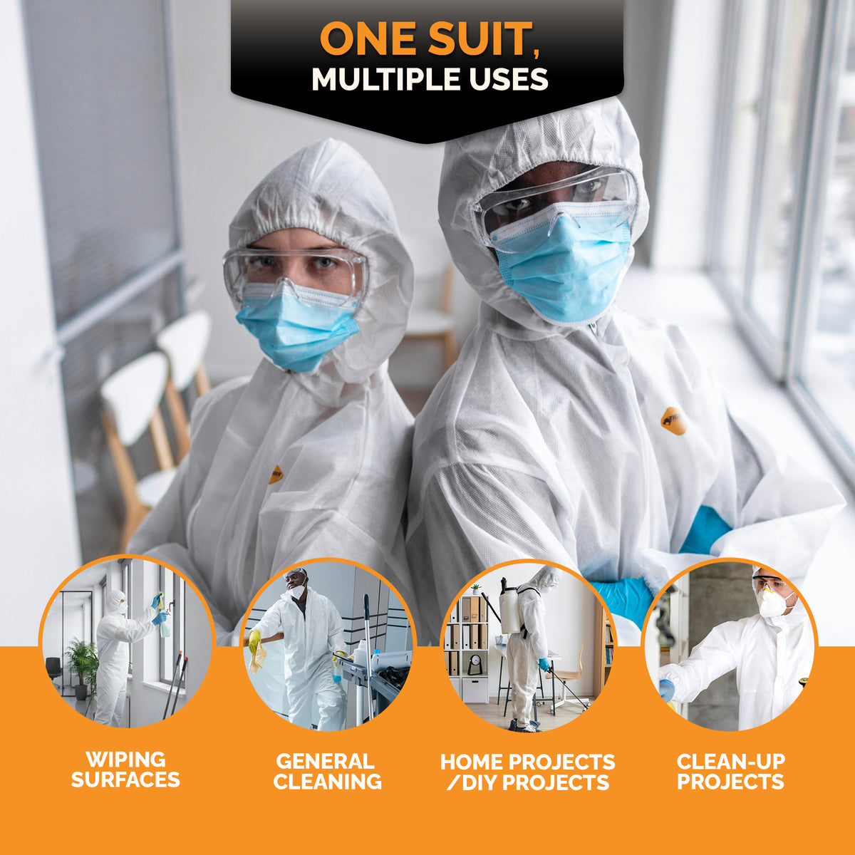 Disposable Light Duty Coverall (25ct) coverall L,XL,2XL,3XL,4XL