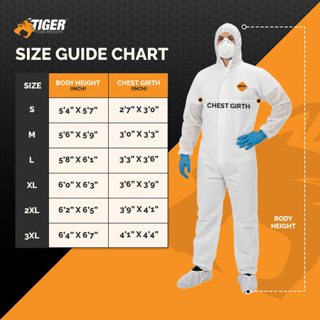 Disposable Light Duty Coverall (25ct) coverall L,XL,2XL,3XL,4XL
