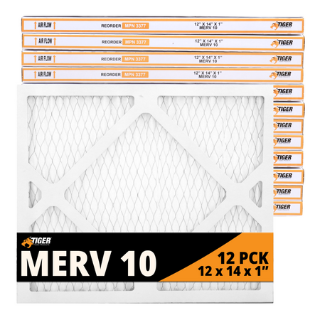 12 in. x 14 in. x 1 in. MERV 10 Pleated Filter Filter 12