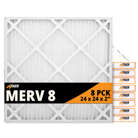 24 in. x 24 in. x 2 in. MERV 8 Pleated A/C Filter Filter 8