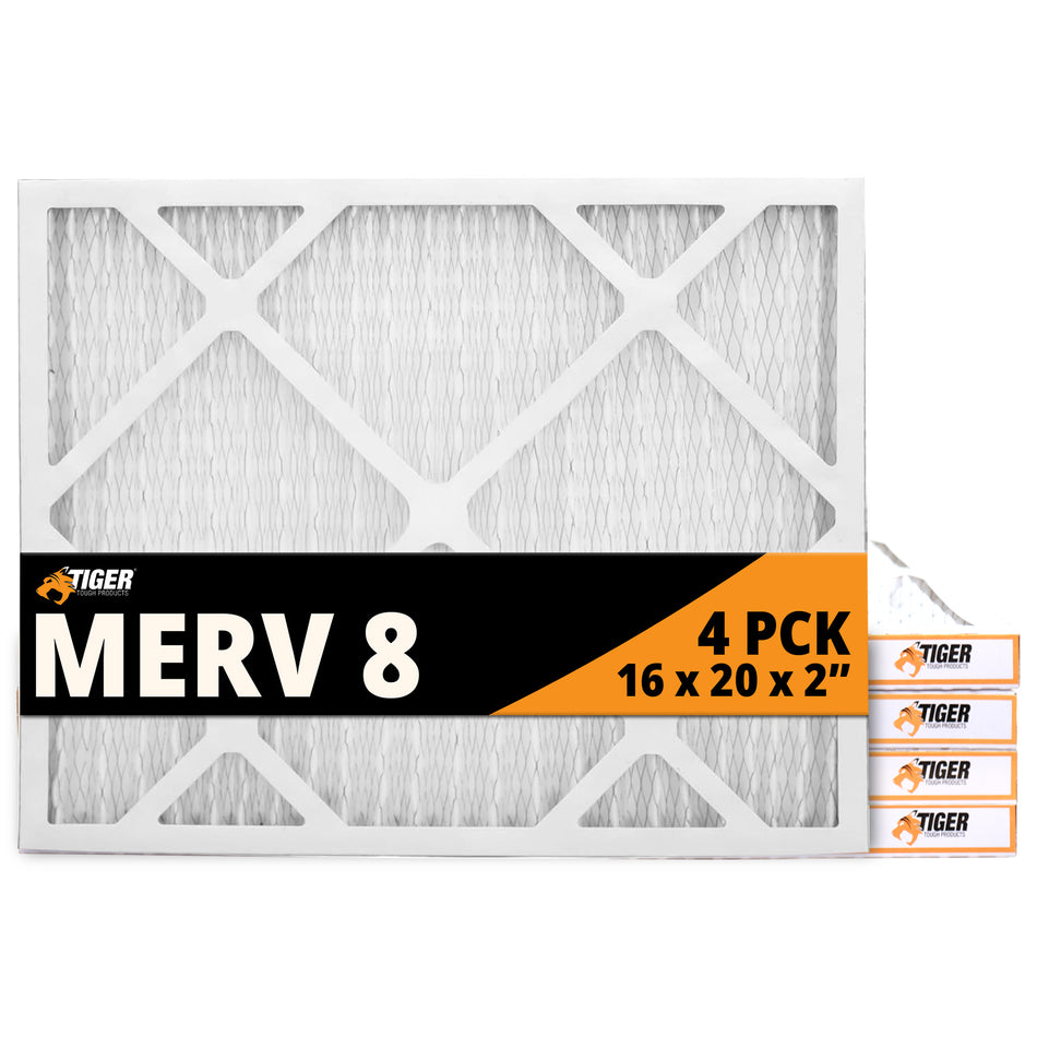 16 in. x 20 in. x 2 in. MERV 8 Pleated Filter Filter 4