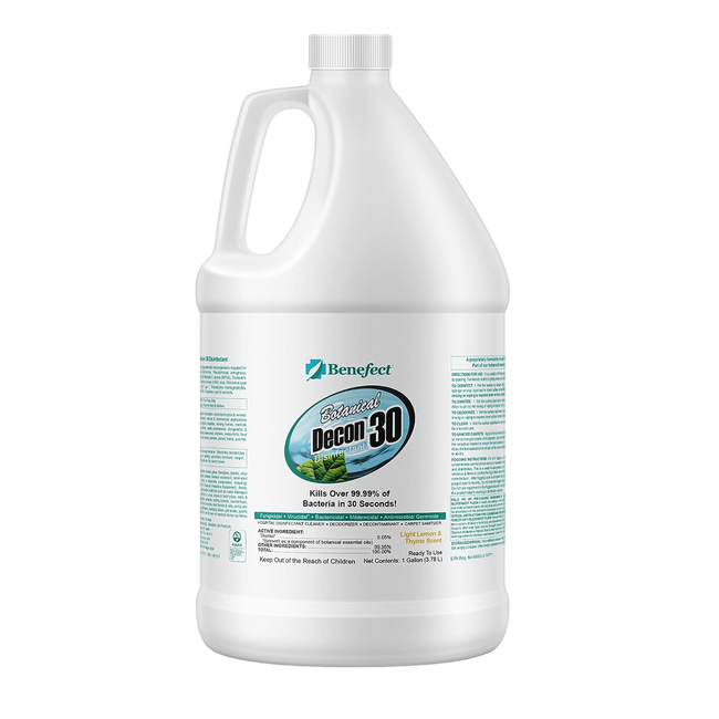 Benefect Botanical Decon 30 Disinfectant Cleaner Misc 1 gal