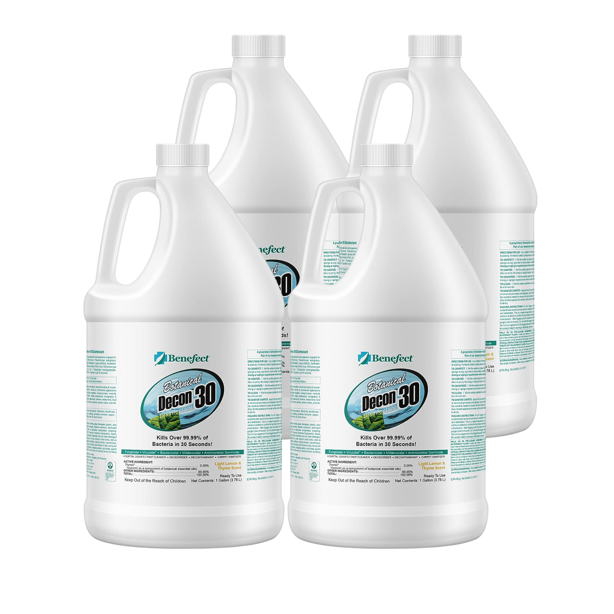 Benefect Botanical Decon 30 Disinfectant Cleaner Misc 4 gal