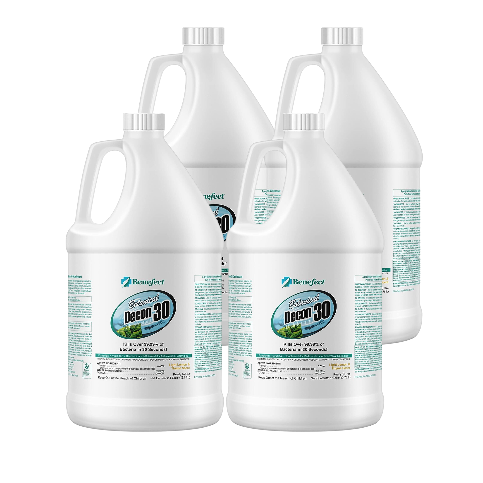 Benefect Botanical Decon 30 Disinfectant Cleaner Misc 4 gal