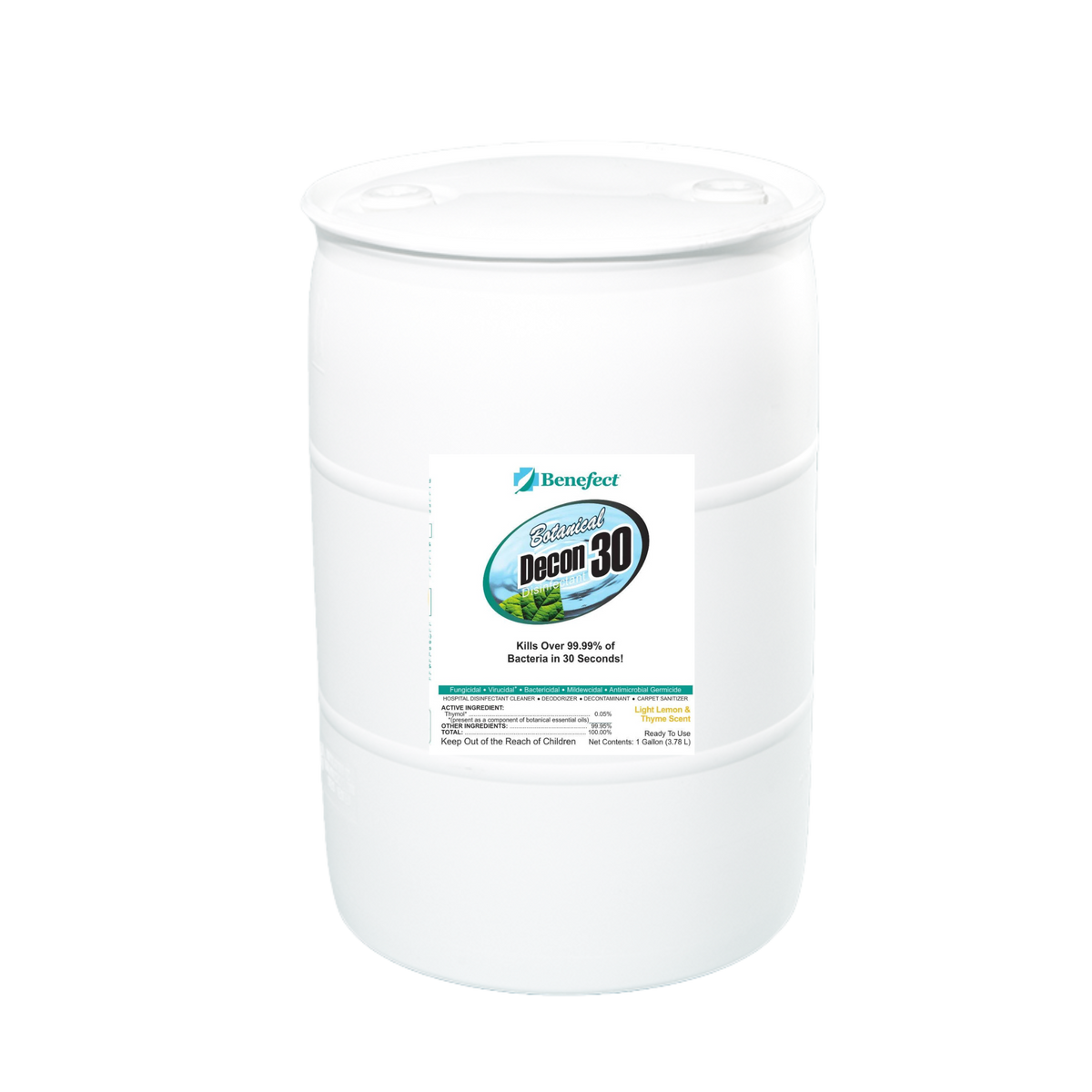 Benefect Botanical Decon 30, Disinfectant Cleaner (55 gal) Misc