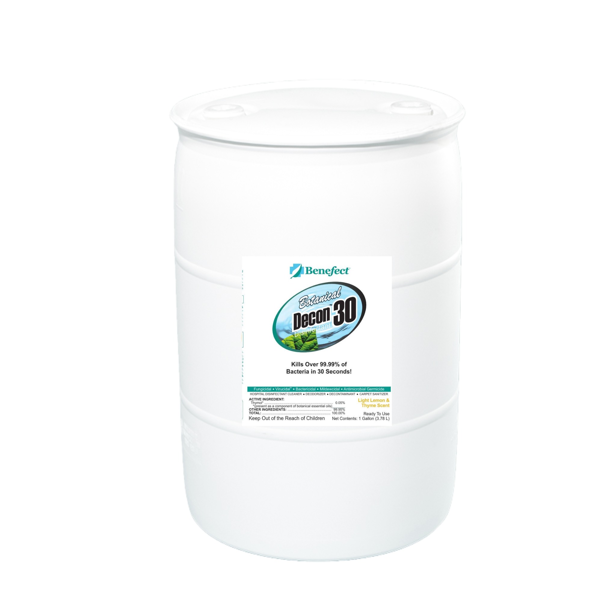 Benefect Botanical Decon 30, Disinfectant Cleaner (55 gal) Misc