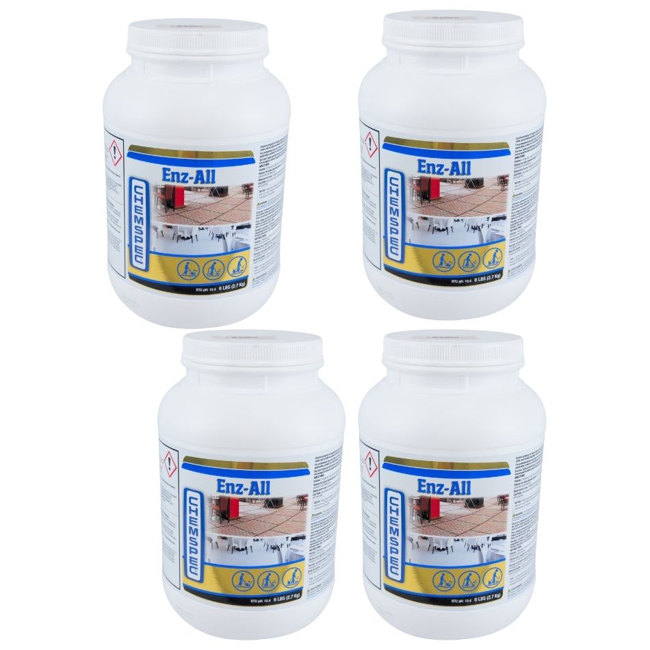 Chemspec Enz-All - Jar chemical Case 4 X 6 lbs