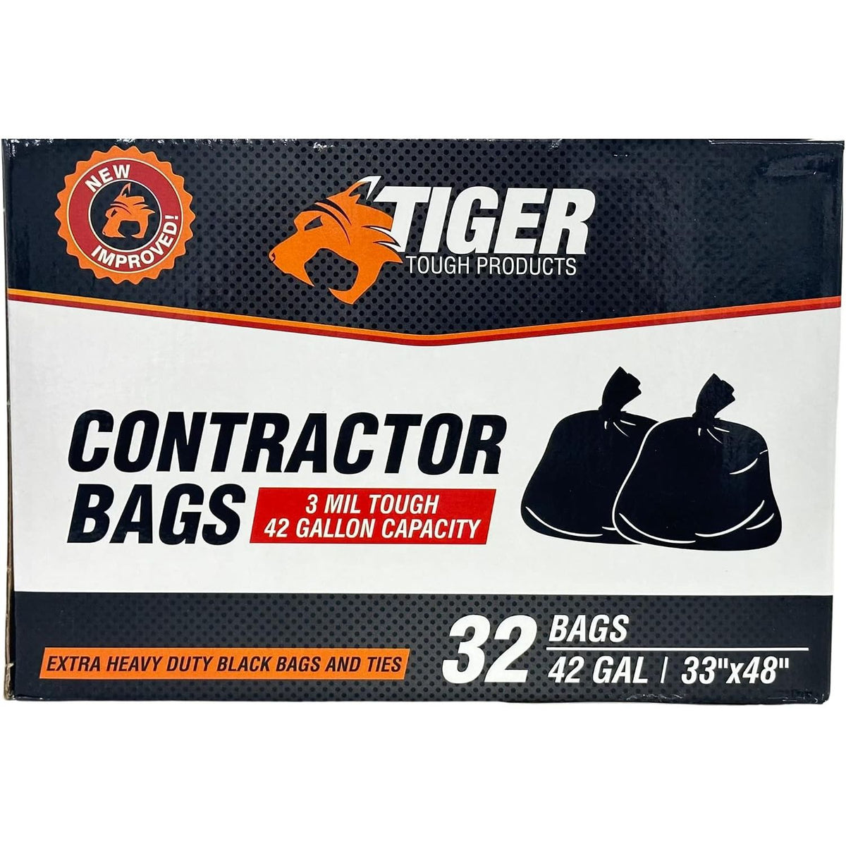 42 Gal Contractor Bag. Durable Solutions for Heavy-Duty Jobs (32 Ct.) Misc