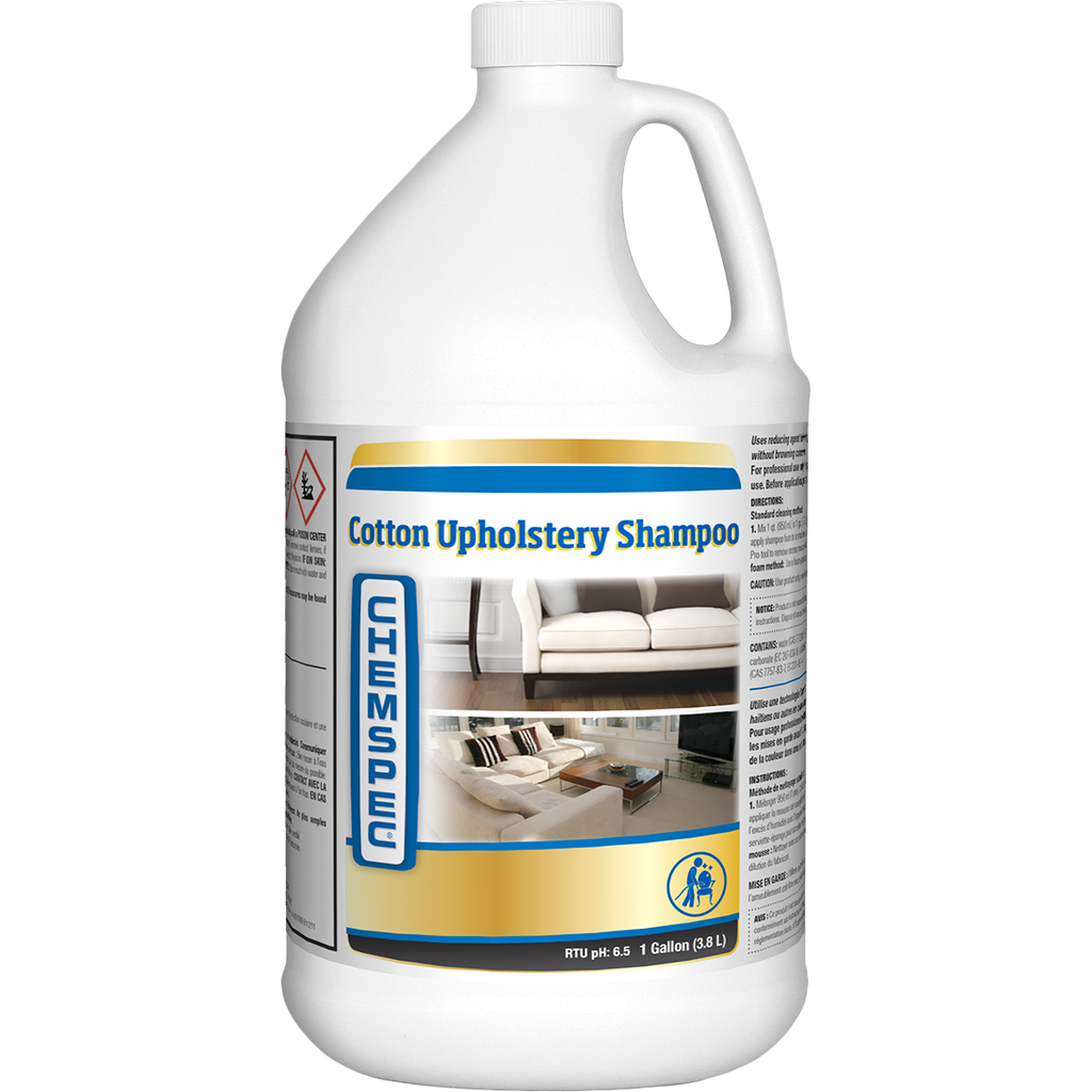 Chemspec Cotton Upholstery Shampoo Liquid 1 gal,Case 4 x 1 gal