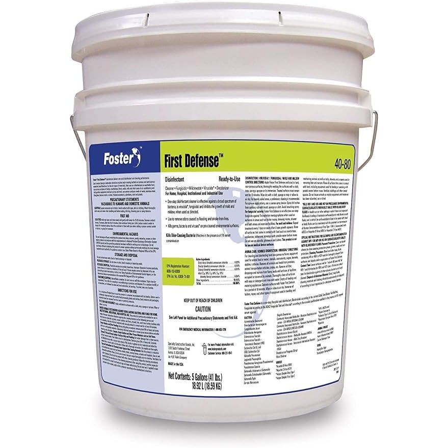 Foster First Defense 40-80 Disinfectant Chemical