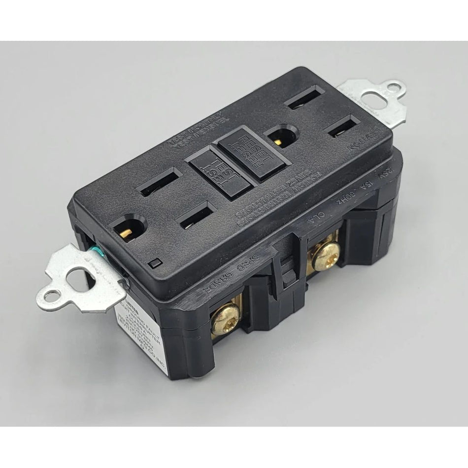 15 Amp Self-testing GFCI w/ Receptacle Electrical Outlet Replacement Part