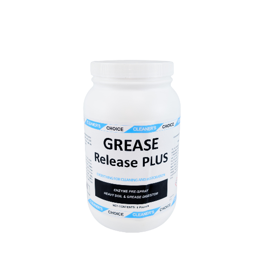 GREASE RELEASE, Concentrated Enzymatic Pre-Spray for Extra Dirty Carpet (Net Content: 7.5 lbs) Chemical