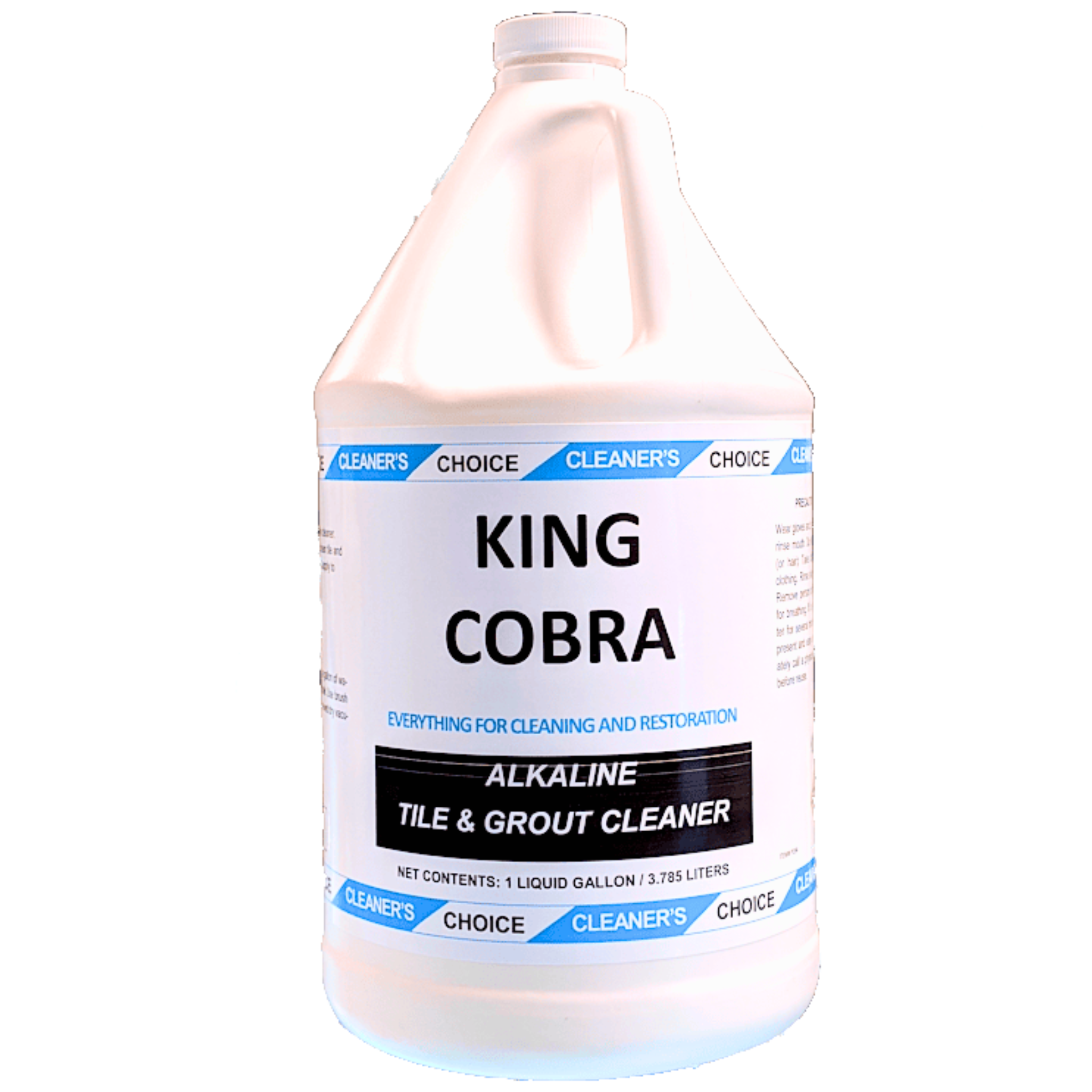 KING COBRA-ALKALINE, Heavy Duty Tile and Grout Cleaner (1 gal) Misc