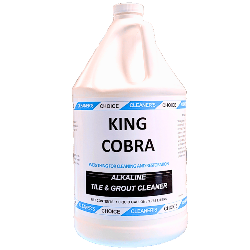 KING COBRA-ALKALINE, Heavy Duty Tile and Grout Cleaner (1 gal) Misc